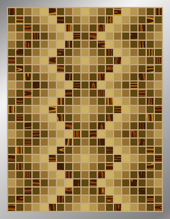 Sepia DNA - Framed Mosaic Accent