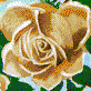 Fairy Rose (Apricot) - Mosaic Art