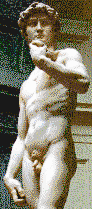 Michelangelo's David - Mosaic Art
