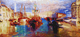 The Grand Canal, Venice (Turner) - Mosaic Art