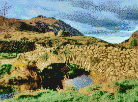 Watendlath Bridge (Lake District) - Mosaic Art