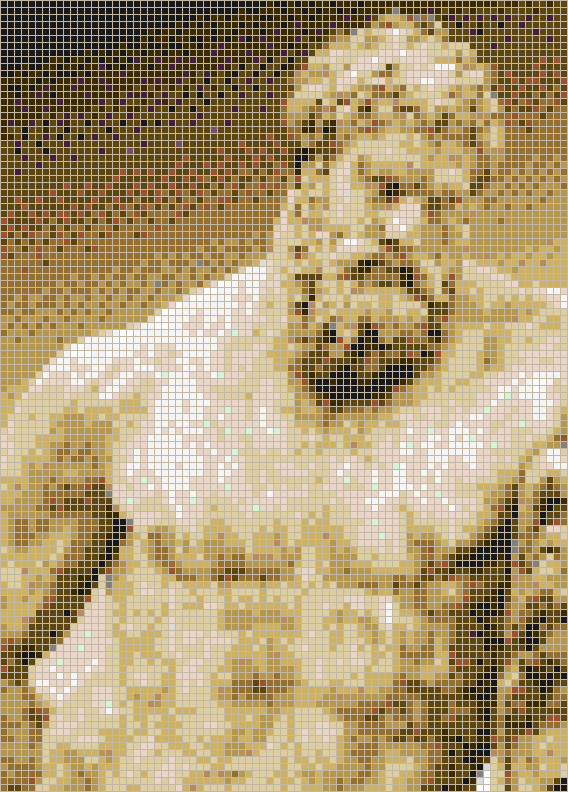 Hercules - Mosaic Tile Art
