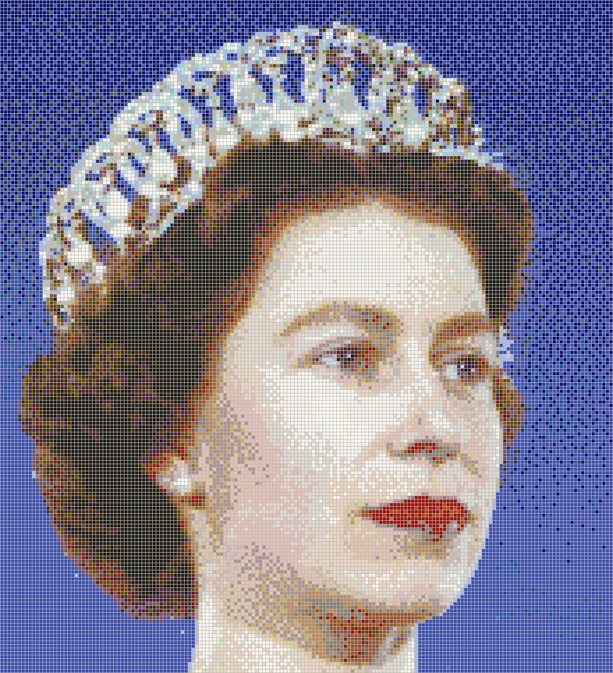 Queen Elizabeth II (1959) - Mosaic Tile Art