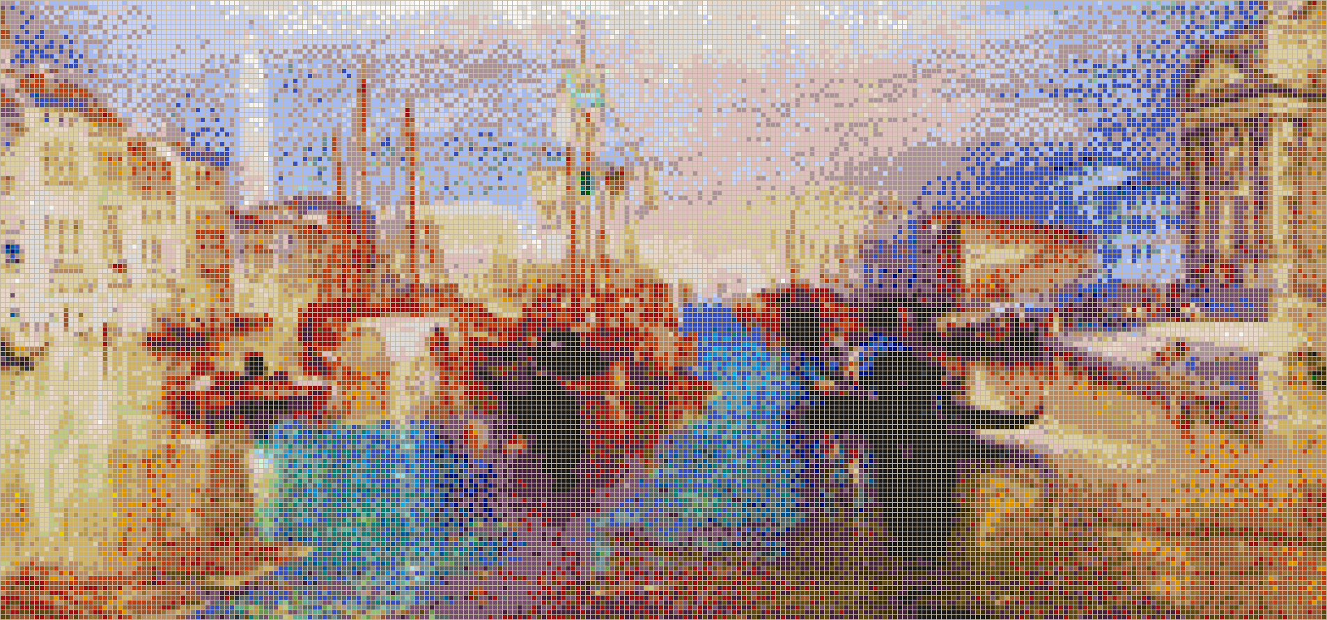 The Grand Canal, Venice (Turner) - Mosaic Tile Art