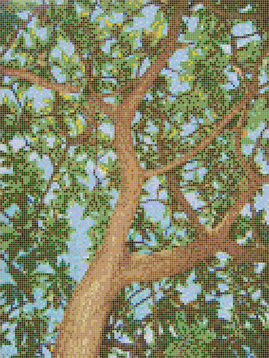 Medlar Tree - Mosaic Tile Art