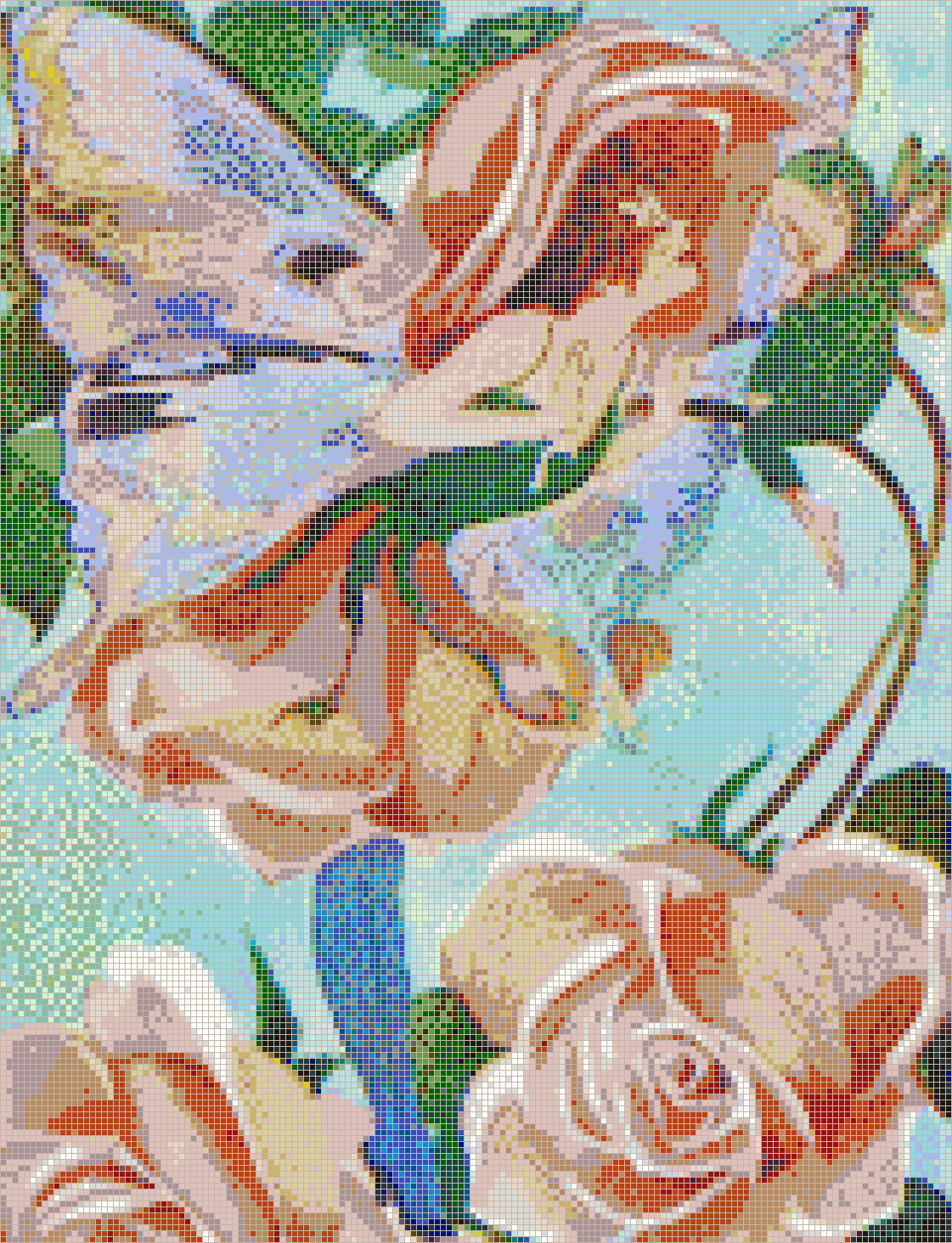 Rose Flower Fairy - Mosaic Tile Art