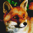 Red Fox - Mosaic Art