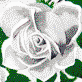 Fairy Rose (White) - Mosaic Art