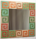 Serpentine Hues 40cm - Mosaic Mirror