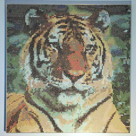Siberian Tiger - Photo of Mosaic