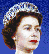Queen Elizabeth II (1959) - Mosaic Art