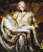 Michelangelo's Pietà - Mosaic Art