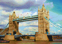 Tower Bridge - Mosaic Art