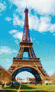 Eiffel Tower - Mosaic Art