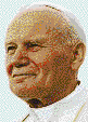 Pope John Paul II - Mosaic Art