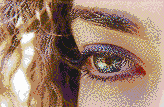 Curly Eye (Alice) - Mosaic Art