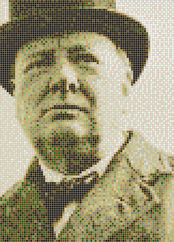 Sir Winston Churchill - Mosaic Tile Art