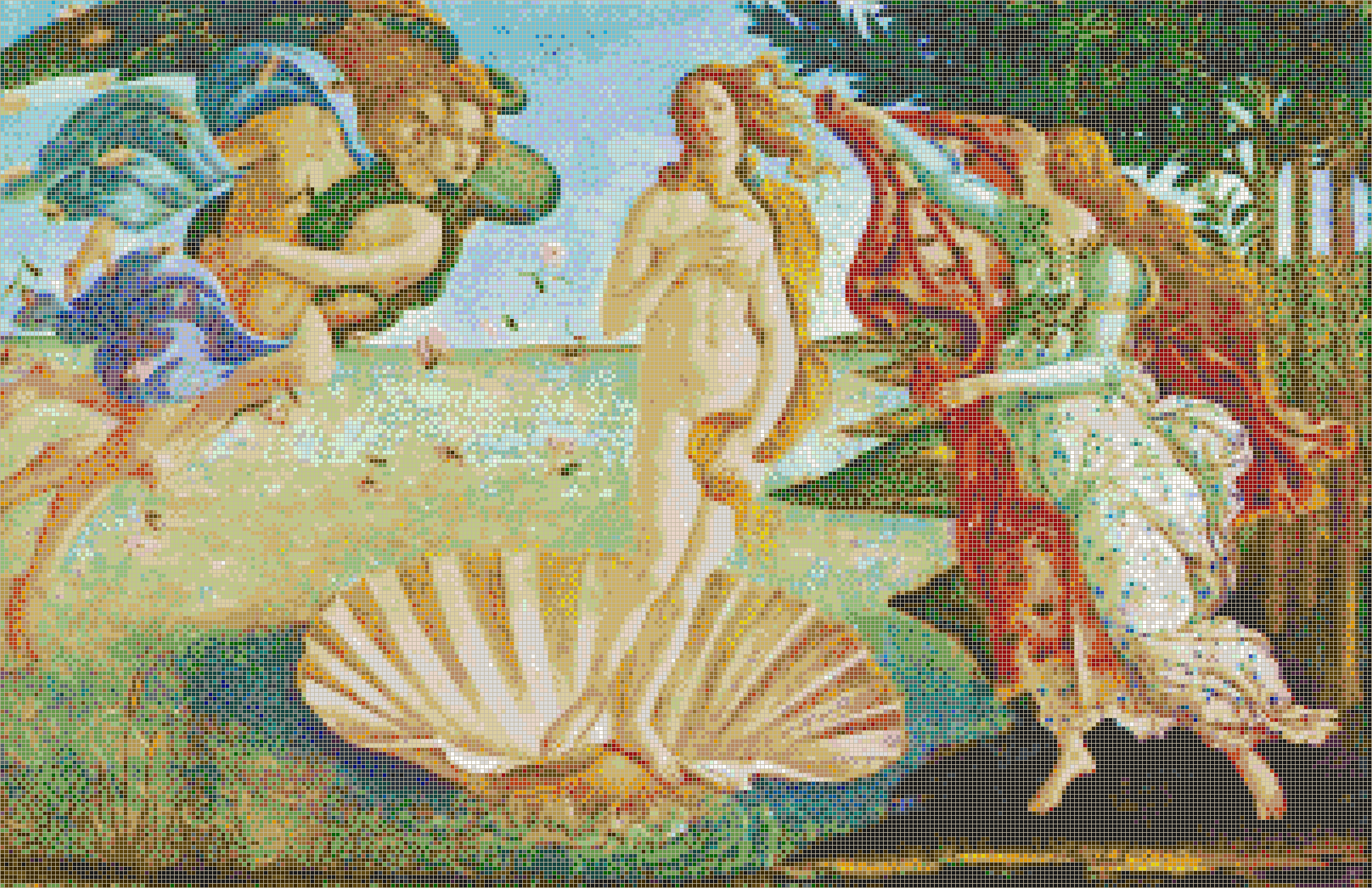 The Birth of Venus (Botticelli) - Mosaic Tile Art