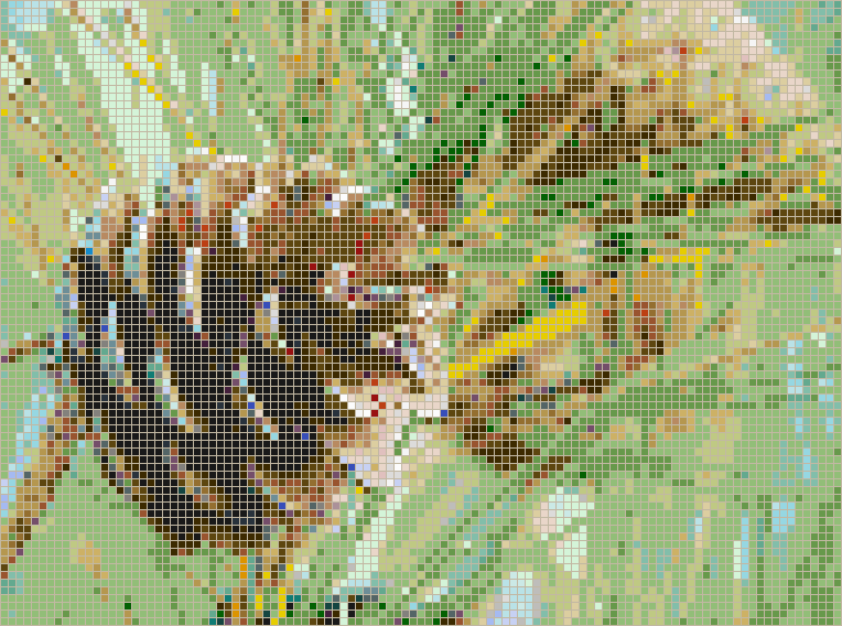 Conifer Cone - Mosaic Tile Art