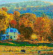 New England in the Fall (Vermont) - Mosaic Art