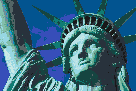 Statue of Liberty (Face) - Mosaic Art
