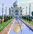 Taj Mahal - Mosaic Art