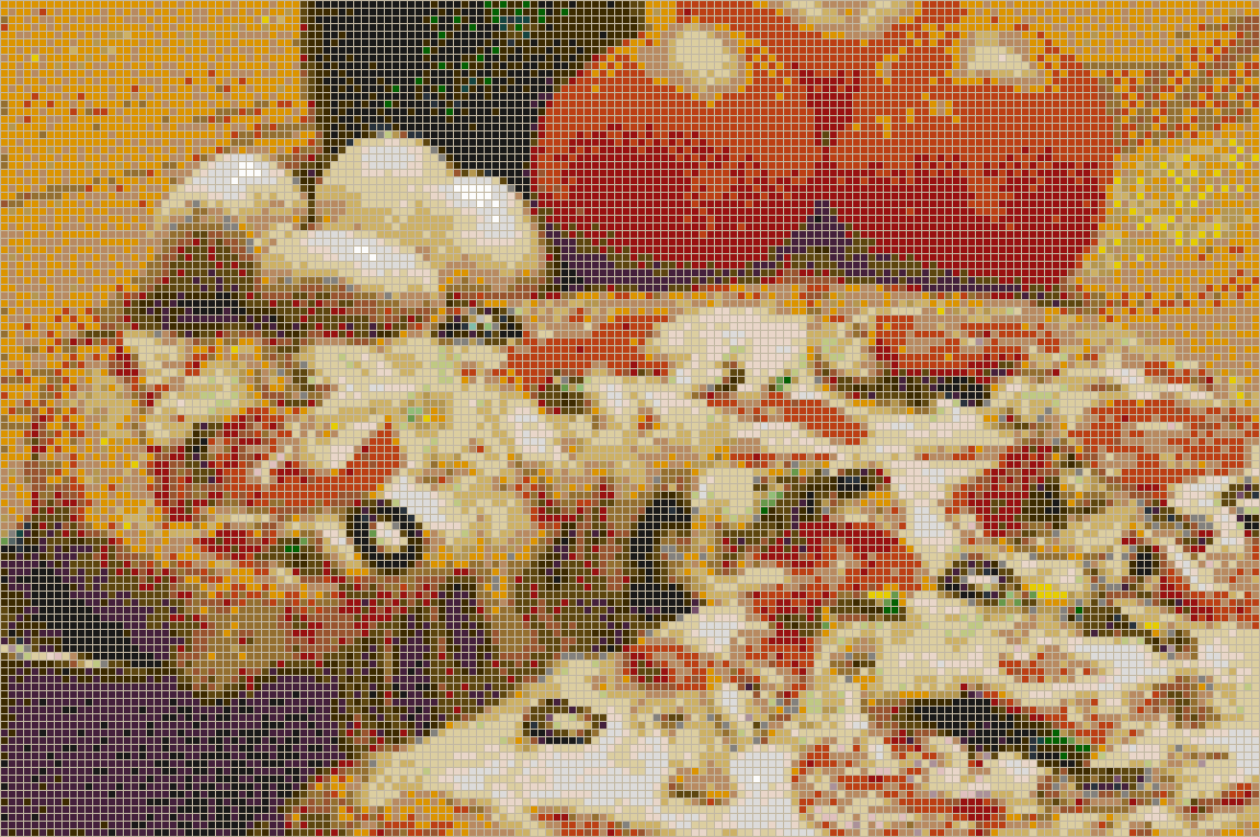Pizza - Framed Mosaic Wall Art
