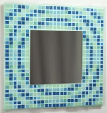 Concentric Glas 29cm - Mosaic Mirror