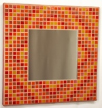 Autumn Diamonds 29cm - Mosaic Mirror